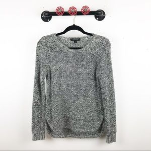 Ann Taylor gray mohair knit sweater